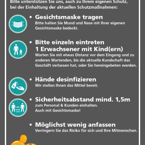 Corona Schutzmaßnahmen