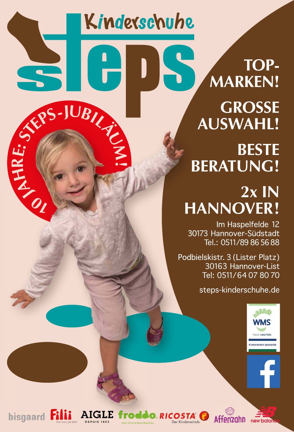 10 Jahre STEPS Kinderschuhe