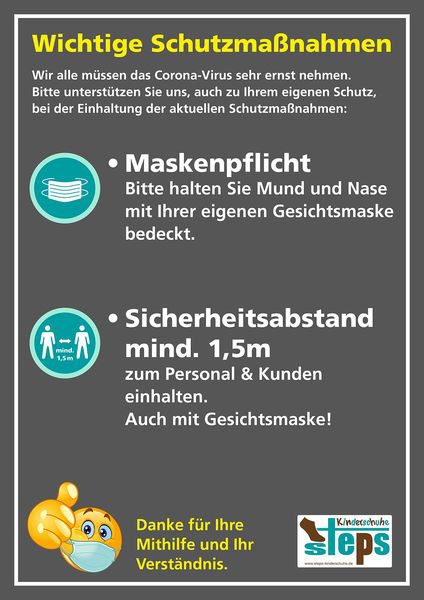 Schutzmaßnahmen bei Steps